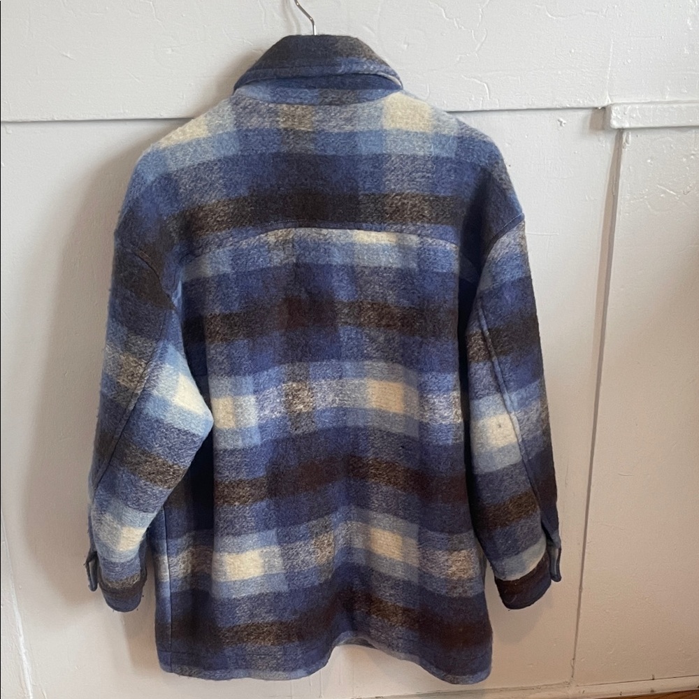 Zara Oversized Plaid Overshirt - Picture 5 of 6